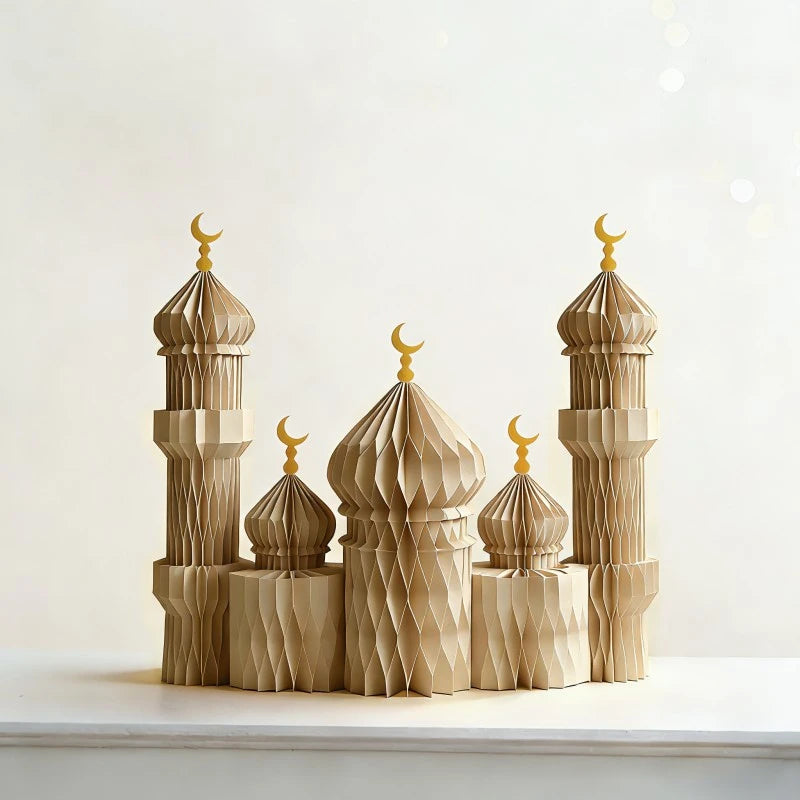 3D Papierpalast Deko für Ramadan & Eid