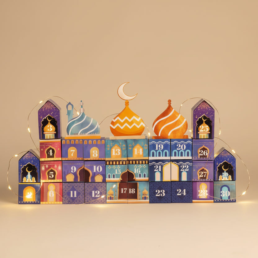 🌙Ramadan & Eid Kalender für Kinder - 30 Tage individuell befüllbare Geschenkboxen